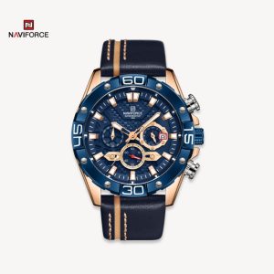 ساعت چرمی مردانه نیوی فورس مدل Naviforce 8019